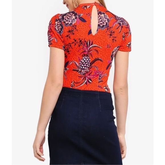 Free People Hear me Roar top in red Size small - Picture 9 of 9